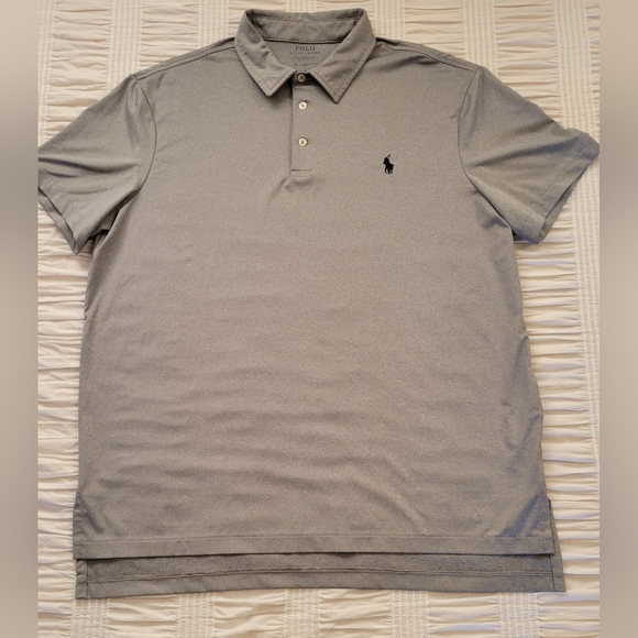 Ralph Lauren Pima Soft Grey Polo Shirt Size XL NWOT - Picture 5 of 11